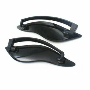 Deflector de ala lateral carenado de ala de murciélago negro para motocicleta Harley Electra 14-UP - Imagen 1 de 7
