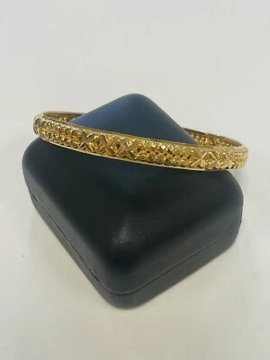 Brazalete Brazalete Oro Amarillo Sólido 22k ~ 12,6gr Foto 1 de 4