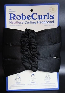 The Original RobeCurls Heatless Satin Locken Stirnband, schwarz (RCX-SU-004T) - Bild 1 von 5