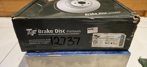 DR12737 Pair Front Disc Brake Rotors Fits Holden Barina 2011-2019 Astra 16-2021 - Picture 1 of 3