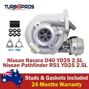 Billet Turbo Charger For Nissan Navara D40/Pathfinder R51 YD25 2.5L 3-Bolt - Picture 1 of 12