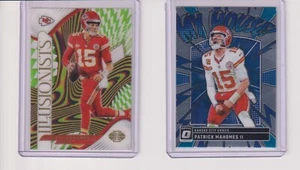 Patrick Mahomes II Insert Lot x2 – 2024 Illusionists + My House! Chiefs NFL - Picture 1 of 2
