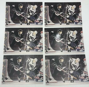 (6)x Wayne Gretzky Los Angeles Kings 4" x 6" JIREH Publish Hockey Post Card Lot - Picture 1 of 3