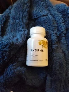 THORNE Vitamin D-5000, NEW Sealed Bottled, Immune, Foundational & Bone Support - Picture 1 of 4