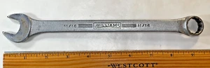 Vintage Williams Superrench Combination Wrench 1165 11/16" Inch 1947-1955 - Picture 1 of 8