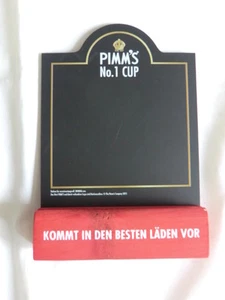 Pimms Pimm's Tischaufsteller Menü Speisekarten Halter Speisekartenhalter Neu - Bild 1 von 4