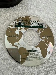 Where in the World is Carmen Sandiego? Deluxe 1992 Broderbund IBM PC/Tandy - Picture 1 of 1