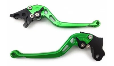 Paire Leviers Longs Verts AVDB Frein Embrayage DUCATI SBK 916 ZDM916 1994-1997 - Photo 1/4