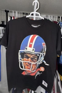 NFL John Elway Mitchell And Ness Big Face Denver Broncos T-Shirt Men’s Large - Picture 1 of 1