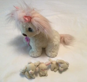 Vintage Hasbro Puppy Surprise Dog &3 Babies Tan - Picture 1 of 6
