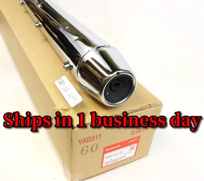 HONDA Genuine Super Cub C90 Muffler Article With Guard Type Exhaust 18350-GT0-J2 - Image 1 of 4