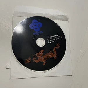Soyo Motherboard CD disk Manual & Drivers Rev. V1.1 - Picture 1 of 3