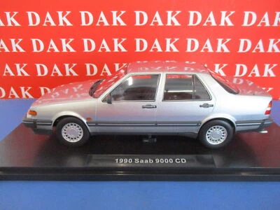 Die cast 1/18 Modellino Auto Saab 9000 CD Turbo Silver Metallic 1990 by Triple9 - Immagine 1 di 4