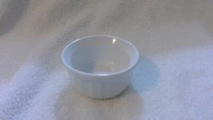 Tazas Ramakin vintage francesas blancas, Corning Ware 4 oz-115 ml - Imagen 1 de 3
