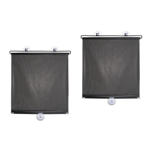  2 Sets Light Blocking Blinds Kitchen Privacy Blackout Suction Cup Curtains - Picture 1 of 12