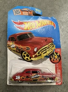 Hot Wheels '52 Hudson Hornet HW FLAMES 7/10 2015 nuovo confezione danneggiata - Foto 1 di 7