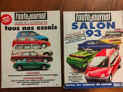 Numéro Spécial salon de l’Auto-Journal modèles 1993, et n° special essais de nov - Photo 1/3