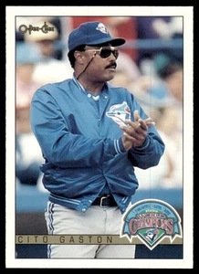1993 O-Pee-Chee World Champions Cito Gaston Toronto Blue Jays #18 - Picture 1 of 2