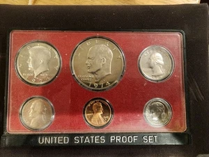 1974-S US Mint Proof Set 6 Coin Set OGP Original Government Packaging - Picture 1 of 3