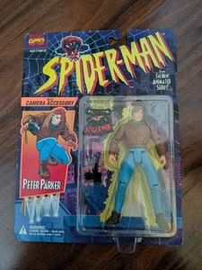 Peter Parker Action Figure Accessorio Fotocamera Spider-Man Marvel Toy Biz 1994 NUOVO - Foto 1 di 3