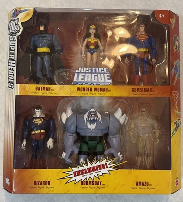 Mattel DC Super Heroes Liga de la Justicia Ilimitado Paquete de 6 Exclusivo Foto 1 de 2