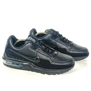NIKE Air Max LTD 2017 Trainers All Triple Black UK 8 EU 42.5 687977-020 - Picture 1 of 17