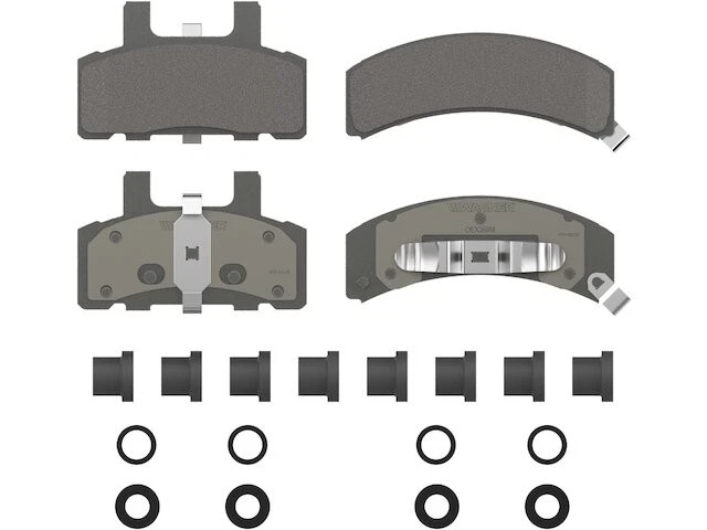 Front Brake Pad Set For 1988-1999 GMC C1500 GAS 1989 1990 1991 1992 1993 QQ493BN - Image 1 of 1