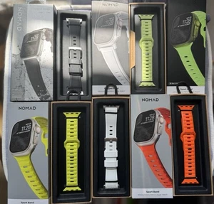 Genuine NOMAD Apple Watch Ultra Sports Rugged Straps Set x5 few Limited Editions - Zdjęcie 1 z 2