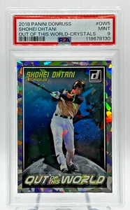 2018 Donruss Out of This World Shohei Ohtani RC Crystals #OW5 PSA 9 - Bild 1 von 2