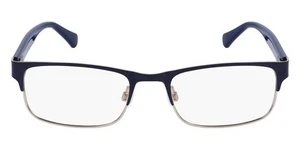 Calvin Klein CKJ22221 Eyeglasses Men Gold/Blue Rectangle 54mm New 100% Authentic - Picture 1 of 8