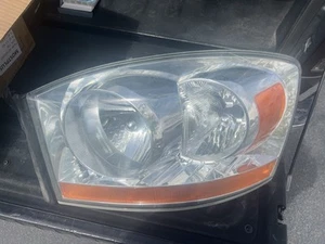 LH & RH For 2006-2008 Dodge Ram 1500 2500 3500 w/Chrome Bezel Headlights 06-09 - Picture 1 of 10