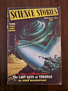 Science Stories Science Fiction Magazine Ray Palmer Issue 3 February 1954 #JS - Bild 1 von 6