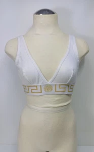 VERSACE Women’s White Bralette Size 4 - Picture 1 of 12