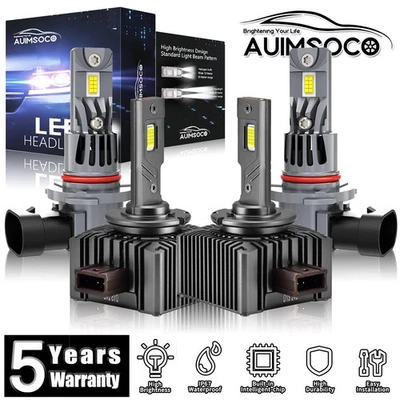 For Cadillac STS 2005-2006 2008-2011 LED Headlight Kit Bulbs High Low Beam 6500K - Изображение 1 из 4