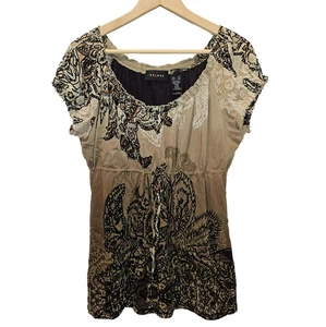 Babydoll transparente para mujer Axcess verde negro Y2K Top talla XL grunge bruja - Imagen 1 de 9