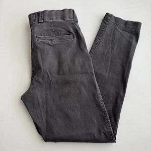 Abercrombie & Fitch Pants Mens 30x30 Gray Chino Stretch 90’s Straight Vintage - Picture 1 of 8