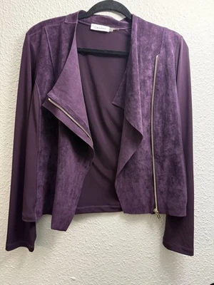 Blazer para mujer Calvin Klein morado profundo talla M Foto 1 de 4