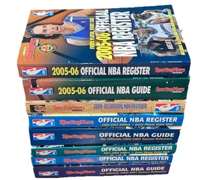 lot of 8 books sportingnews official NBA guide/Register 2000-2006 - Picture 1 of 3