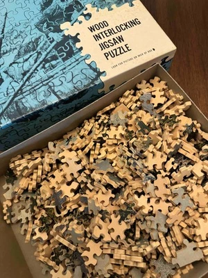 VINTAGE - Quebra-cabeça de madeira - J.K. Straus - The Old Mill - mais de 500 peças  - Imagem 1 de 4