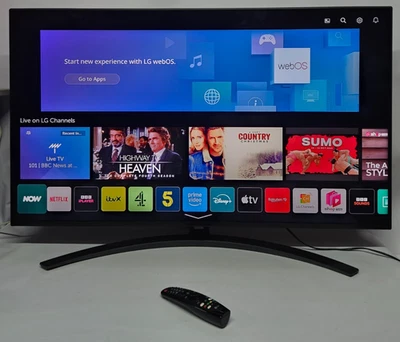 LG 49SM9000PLA 49" LED Smart TV 4K Ultra HD, 4 HDMI, 3 USB, WiFi, Freeview HD - Image 1 of 4