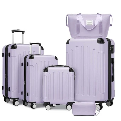 Luggage Sets 6 Piece Hardside Expandable Suitcases with Spinner Wheels TSA Lock - Image 1 of 4