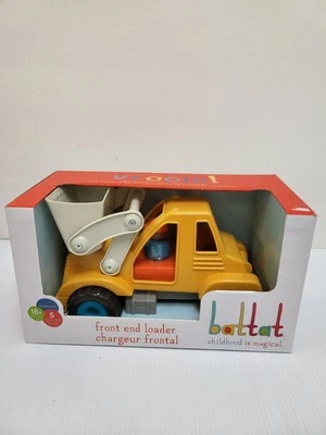Игрушечный грузовик с фронтальным погрузчиком Battat возраст 18 месяцев+ - Изображение 1 из 2