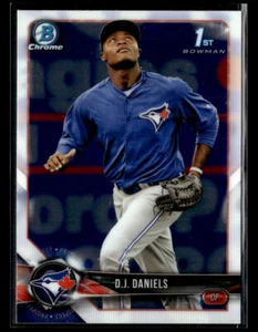 2018 Bowman Chrome #BCP193 D.J. Daniels Prospects Card Toronto Blue Jays - Picture 1 of 2