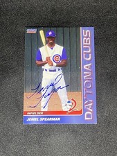 Jemel Spearman 2003 Choice Daytona Cubs #27 Auto Autographed Signed MILB Card
