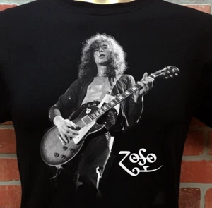 Jimmy Page Camiseta Negra Unisex Todas las Tallas S-5Xl Camisa Fan TA5710 - Imagen 1 de 3