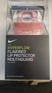 Nike Hyperflow Flavored Lip Protector Mouthgaurd Fruit Punch Adult - Picture 1 of 5