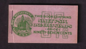1914 Washington 1c booklet BK42 (16 panes 424d) mint complete CV $140 (T2 - Picture 1 of 2