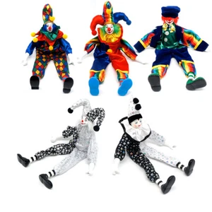 1 pieza Payaso Muñeca Estatua Vintage Pintado a Mano Cerámica Payaso Figura Modelo Muñeca - Imagen 1 de 35