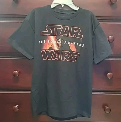 Camiseta Gymboree Disney Star Wars O Despertar da Força Gráfica Masculina Tamanho L 10-12 - Imagem 1 de 4