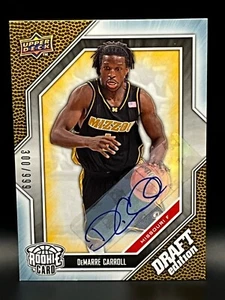 DeMarre Carroll 2009-10 NBA UPPER DECK DRAFT EDITION AUTO Card #25 d#300/999 - Picture 1 of 1